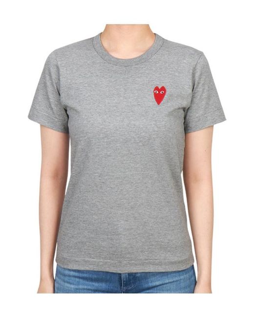 Comme des Garçons Gray Short-Sleeved T-Shirt
