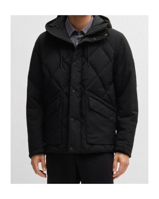 Boss Black Long-Sleeved Short Down Jacket for men