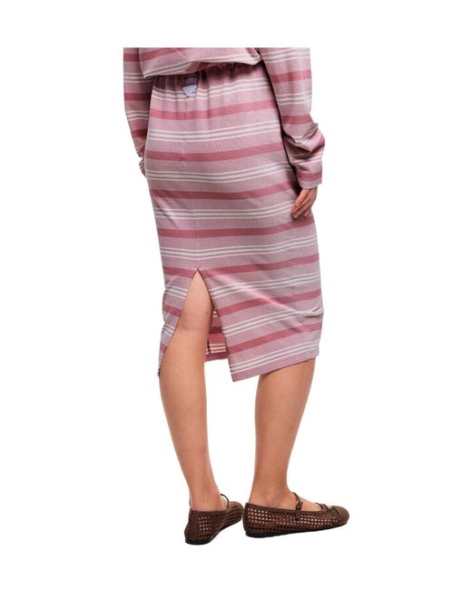 Prada Pink Pencil Midi Skirt