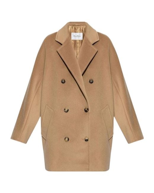Max Mara Natural Lapel Long-Sleeved Coat