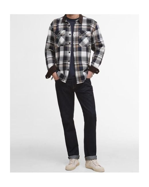 Barbour Gray Grasmoor Shirt for men