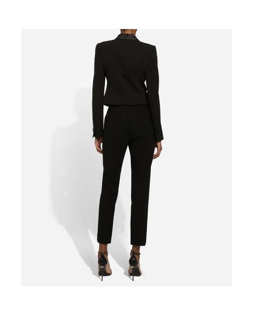 Dolce & Gabbana Black Tailored Trousers