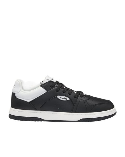 Boss Black Logo Detailed Lace-Up Trainers for men