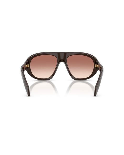 Prada Brown Full Frame Sunglasses