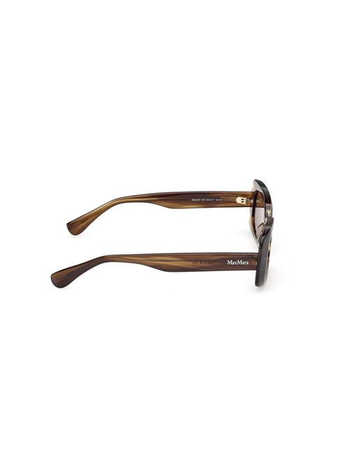 Max Mara Multicolor Rectangular Frame Sunglasses
