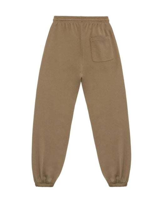 Marcelo Burlon Brown Cross Tapered Track Pants for men