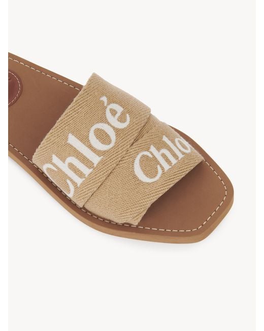 Chloé Brown Chloé Woody Flat Mules