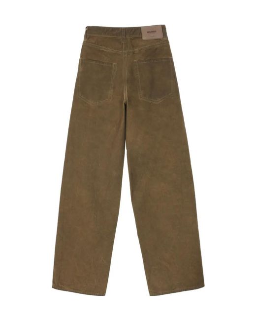 Uma Wang Green Ball Pants