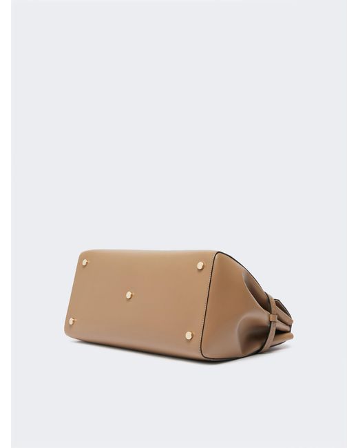 Max Mara Natural Leather Handbag