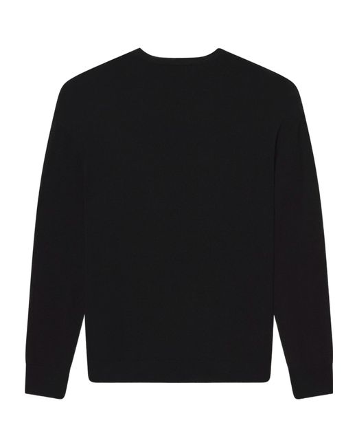 FRAME Black Cashmere-Wool Sweater for men