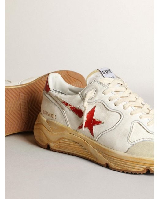 Golden Goose Deluxe Brand Pink Logo Casual Sports Shoes for men