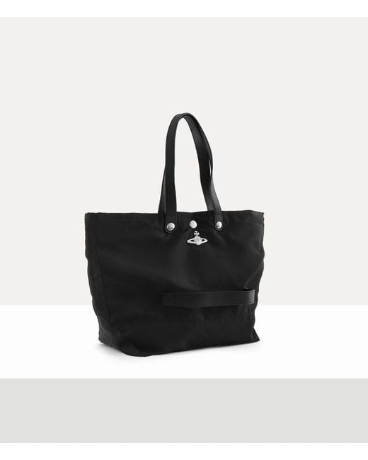 Vivienne Westwood Black Utility Small Shopper Bag