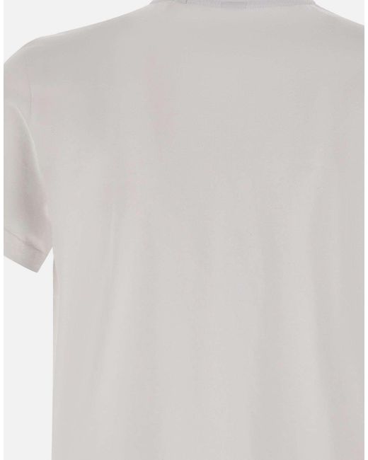 Aspesi White Silenzio Logo T-Shirt for men