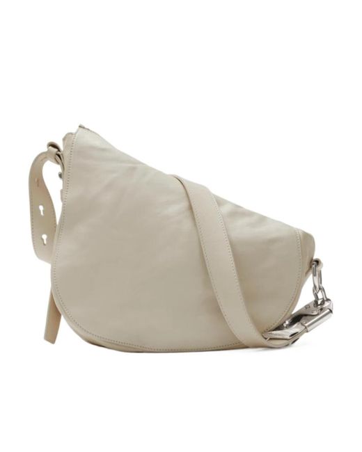 Burberry White Knight Small Leather Shoulder Bag
