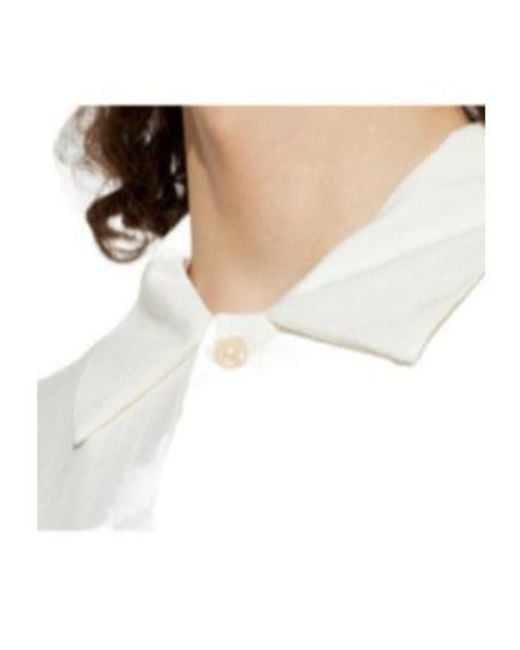 AllSaints White Purley Short-Sleeve Shirt