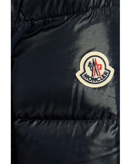 Moncler Blue Douro Zip-Up Puffer Jacket