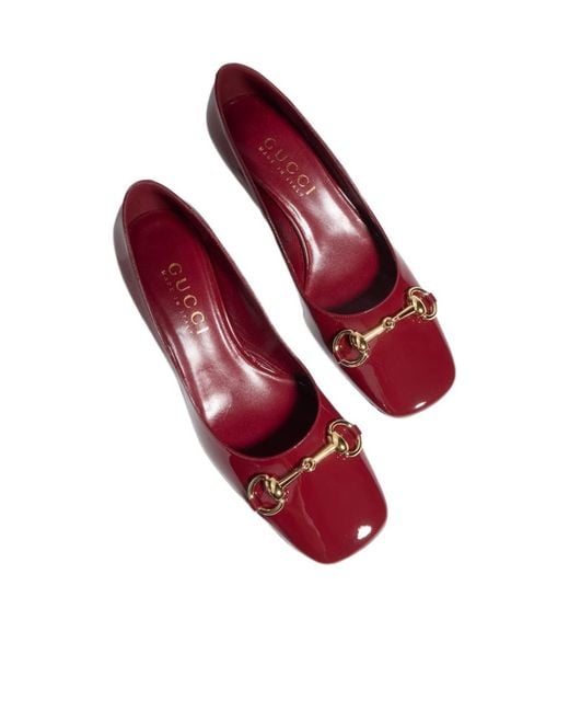 Gucci Red Signora Pump