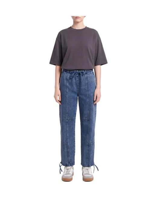 Rag & Bone Blue Straight Denim Trousers