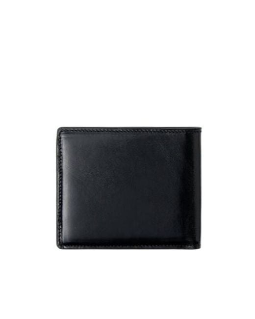 Versace Black Roomy Leather Wallet for men