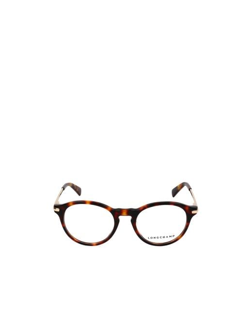 Longchamp White Oval Frame Glasses