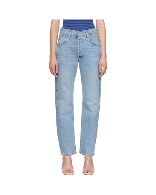 Citizens of Humanity Blue Winslow Boyfriend Long Jeans
