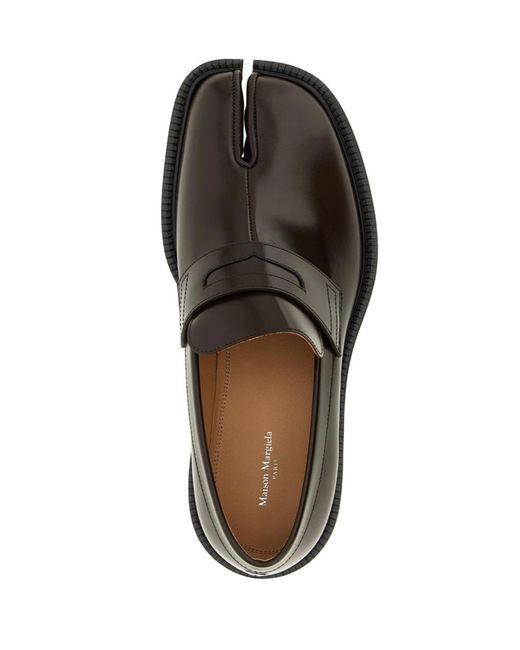 Maison Margiela Brown Tabi Slip-On Loafers for men