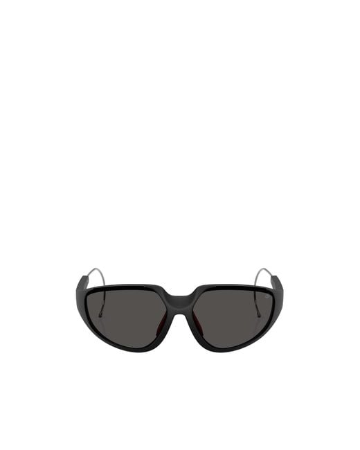 Moncler Multicolor Eyewear Irregular Frame Sunglasses for men