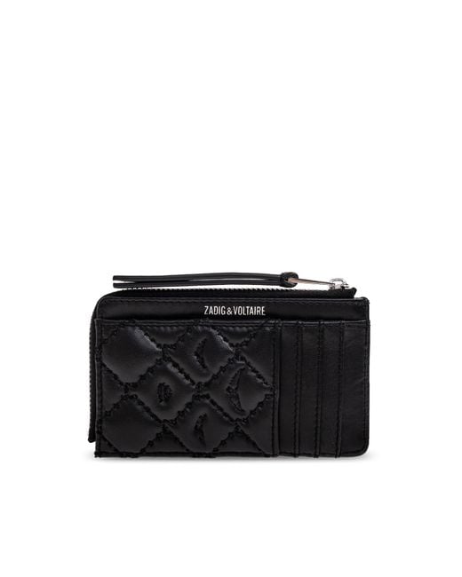 Zadig & Voltaire Black Quilted Wallet