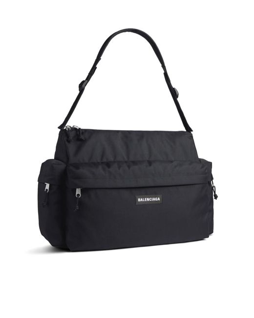 Balenciaga Explorer Medium Multipocket Weekend Bag in Black for
