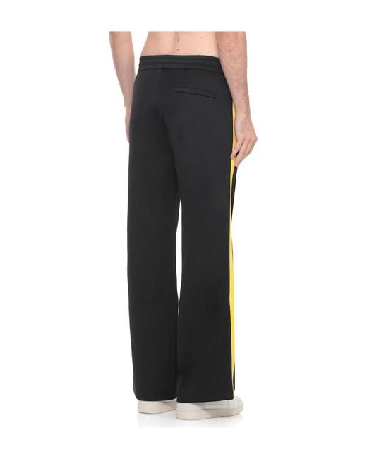 Casablanca Black Contrast-Stripe Pants for men