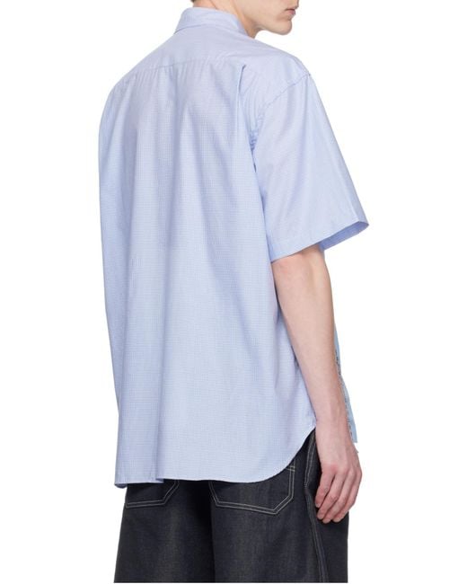 Comme des Garçons Blue Comme Des Garçons Homme Patchwork Shirt for men