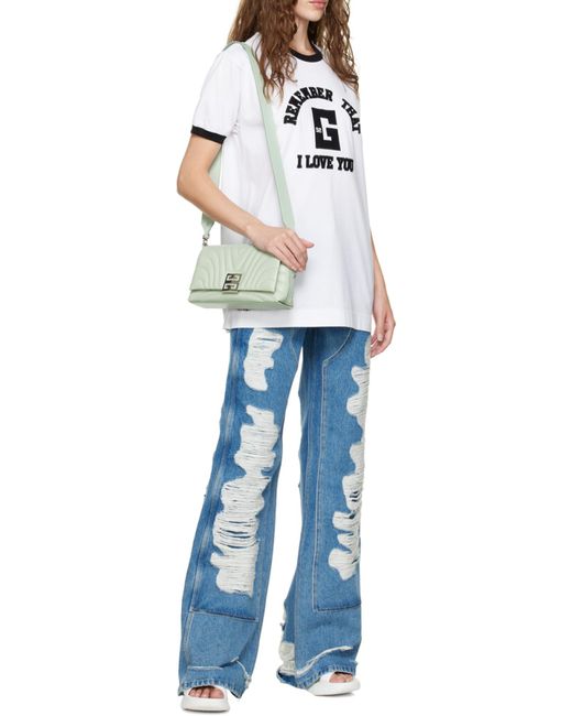 Givenchy Blue Oversized Jeans
