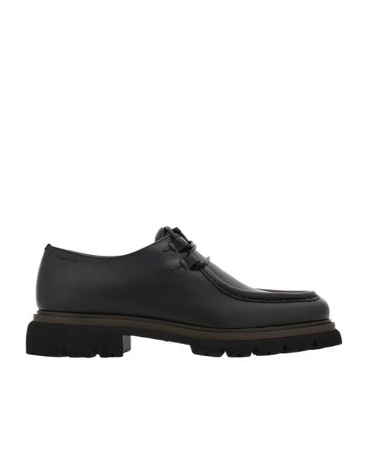 Ferragamo Black Chunky Lace-Up for men