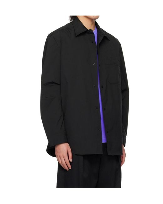 A.P.C. Black Snap-Open Casual Jacket for men