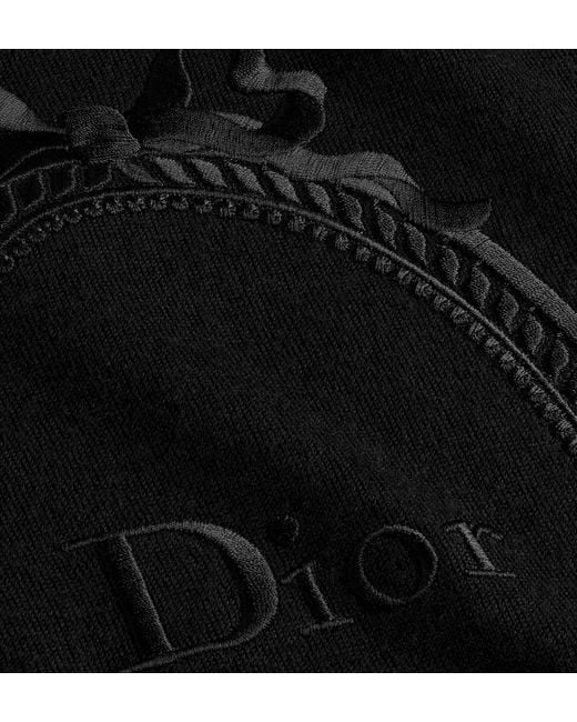 Dior Black Médaillon Embroidered Sweater