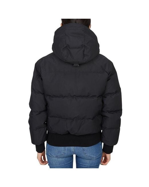 Moose Knuckles Black Padded Hooded Jacket
