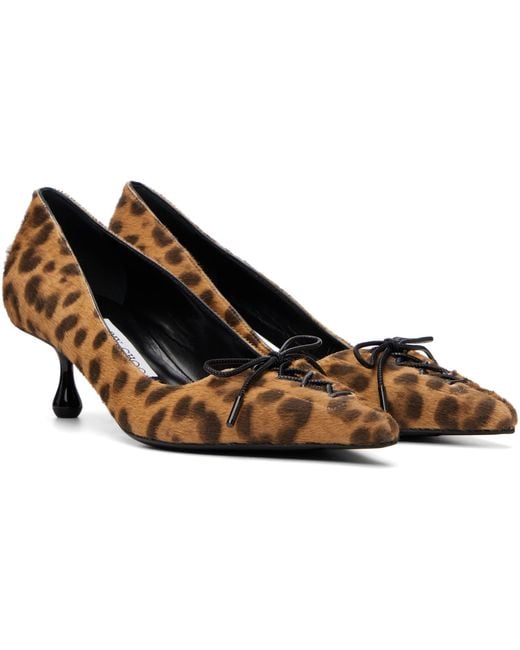Jimmy Choo Brown Scarlett 50 High Heels