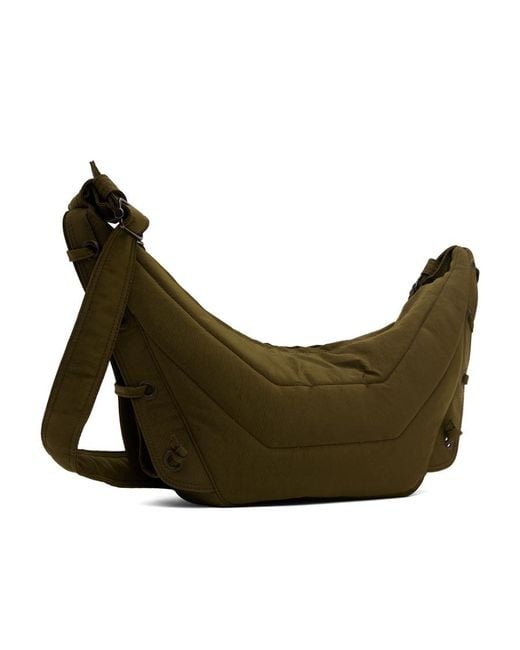 Lemaire Green Small Soft Game Shoulder Bag