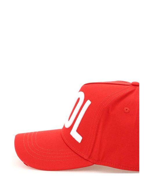 DSquared² Logo Embroidered Baseball Cap for men