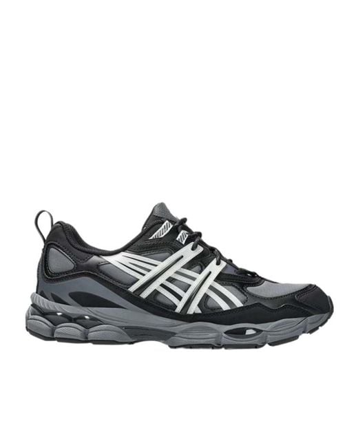 Asics Black Gel-Nyc Utility Mesh-Panelled Running Sneakers for men