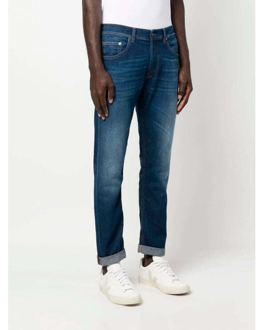 Dondup Blue Icon Straight-Leg Jeans for men