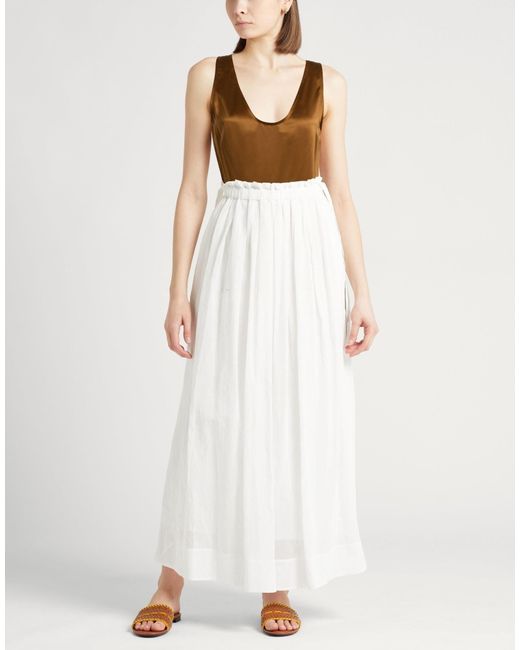 Max Mara Brown Solid Satin Sleeveless Blouse
