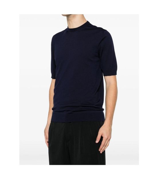 Roberto Collina Black Short-Sleeve T-Shirt for men