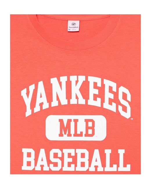 Sporty & Rich Pink Short-Sleeved T-Shirt