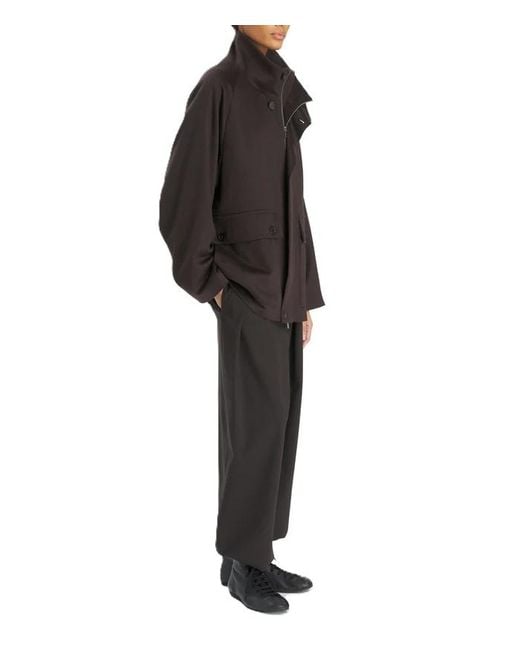 Barena Black Stand-Collar Jacket
