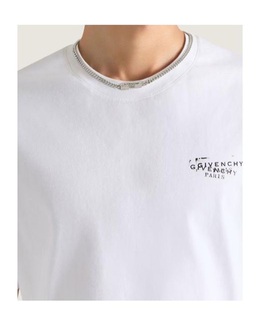 Givenchy Metallic Tape Necklace for men