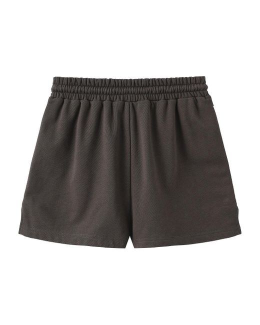 Marissa Chiara Gray Elastic Waist Shorts