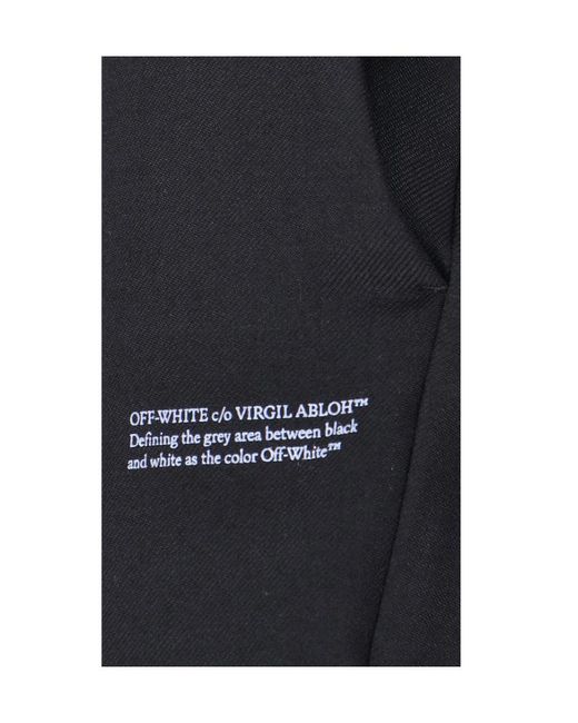 Off-White c/o Virgil Abloh Blue Flared Trousers