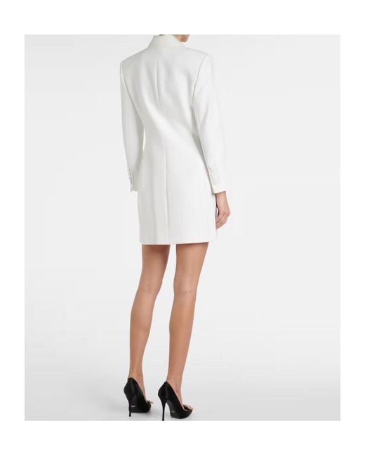 Veronica Beard White Elianna Blazer Minidress