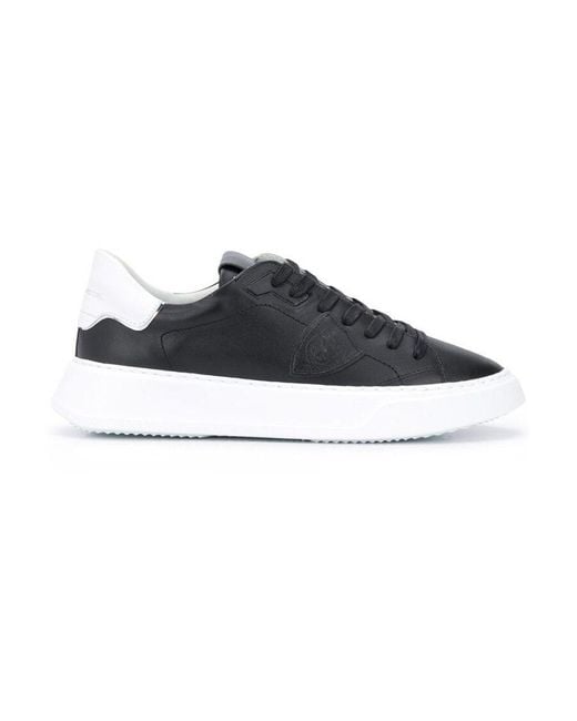 Philippe Model Multicolor Temple Veau Lace-Up Sneakers for men